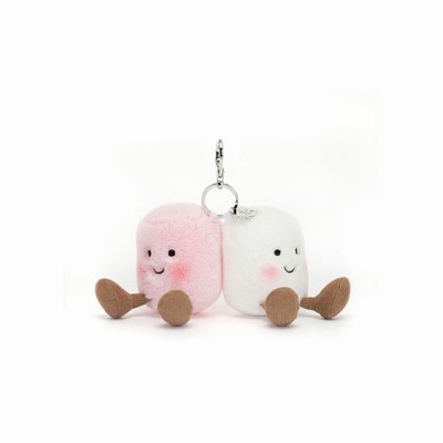 Jellycat Pair of Marshmallows Bag Charm UK | 75431BGUZ
